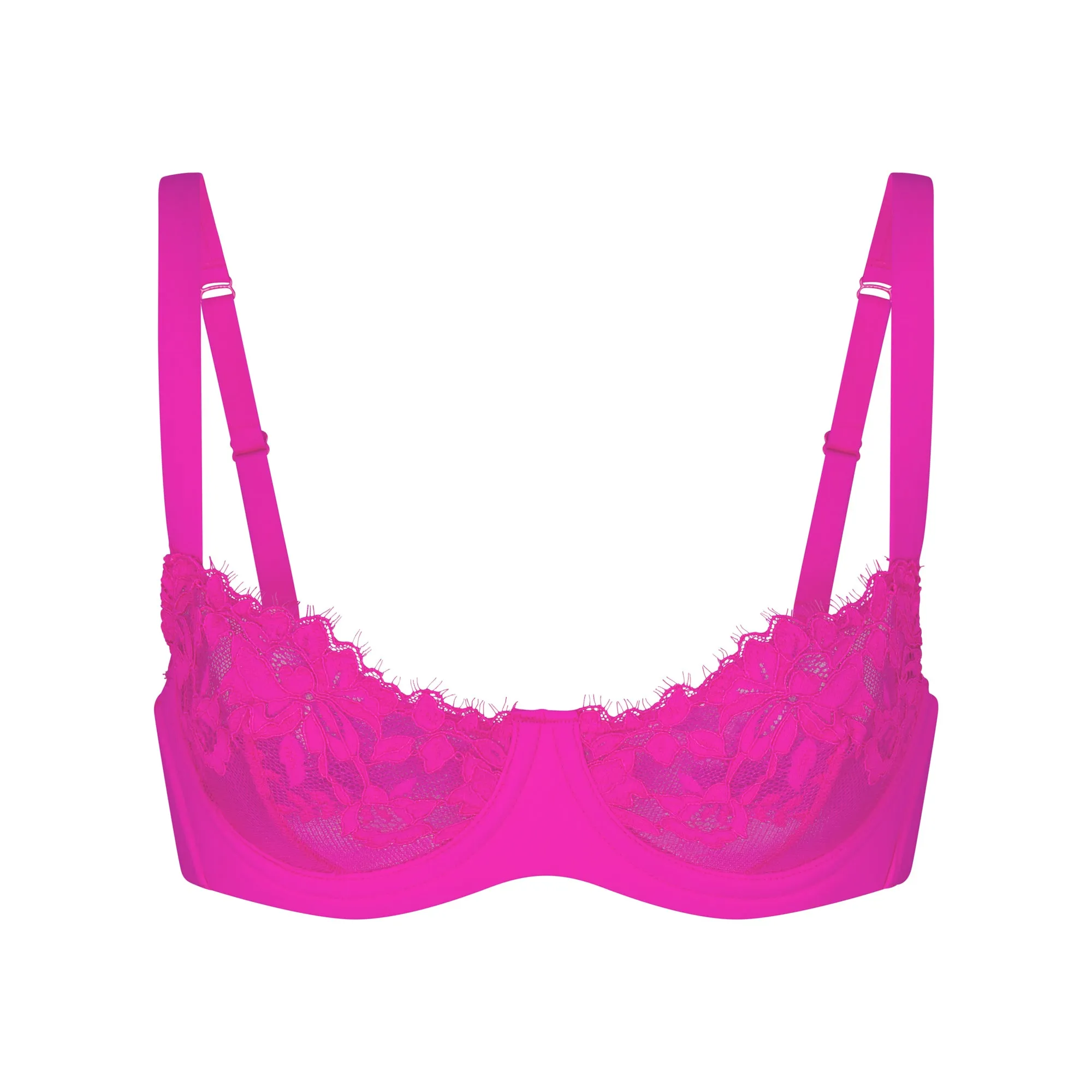 SKIMS LACE UNLINED BALCONETTE BRA | FUCHSIA sold by SKIMS