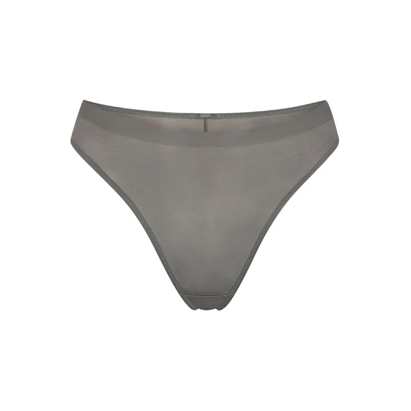 WEIGHTLESS THONG | GUNMETAL sold by SKIMS