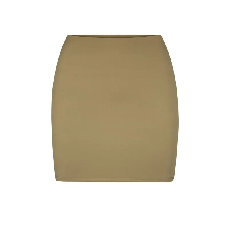 FITS EVERYBODY MINI SKIRT | KHAKI sold by SKIMS