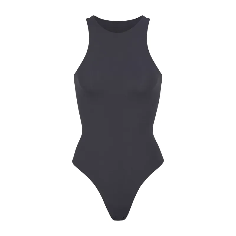 FITS EVERYBODY HIGH NECK BODYSUIT | GRAPHITE sold by SKIMS