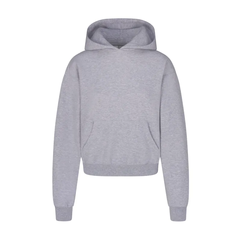 COTTON FLEECE CLASSIC HOODIE | HEATHER GREY sold by SKIMS