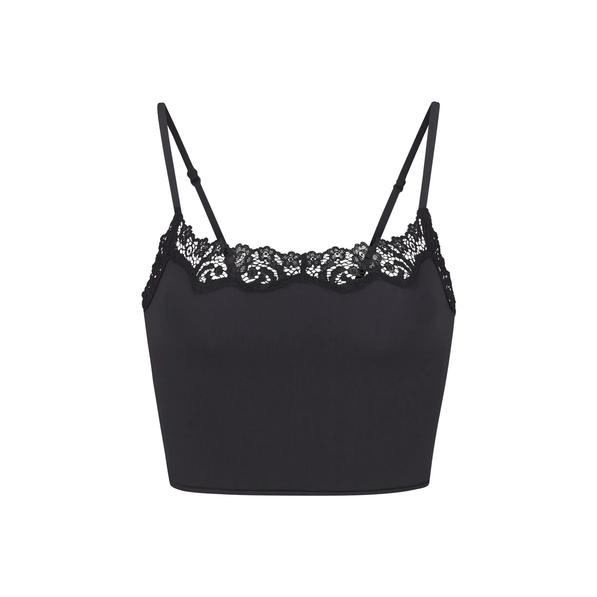 FITS EVERYBODY LACE CROPPED CAMI | ONYX sold by SKIMS