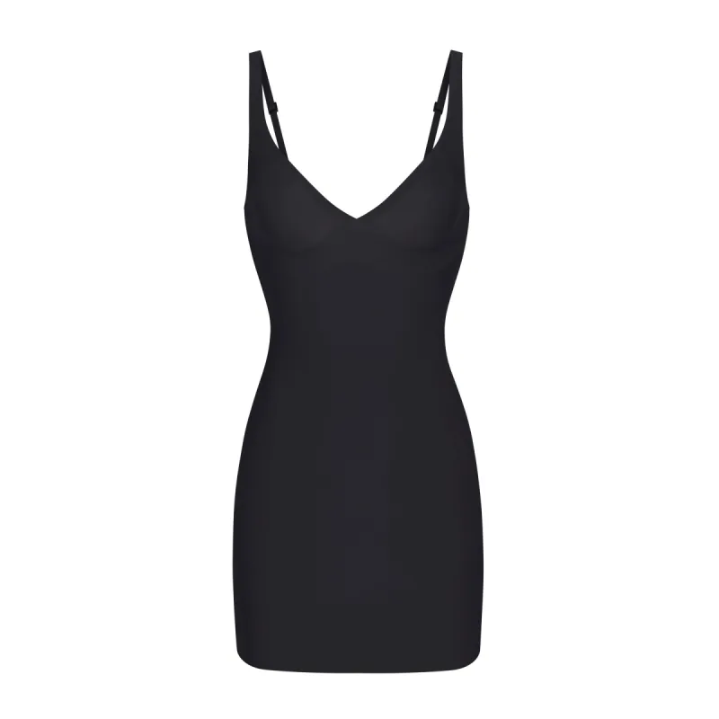 SKIMS FOUNDATIONS SLIP DRESS | ONYX sold by SKIMS