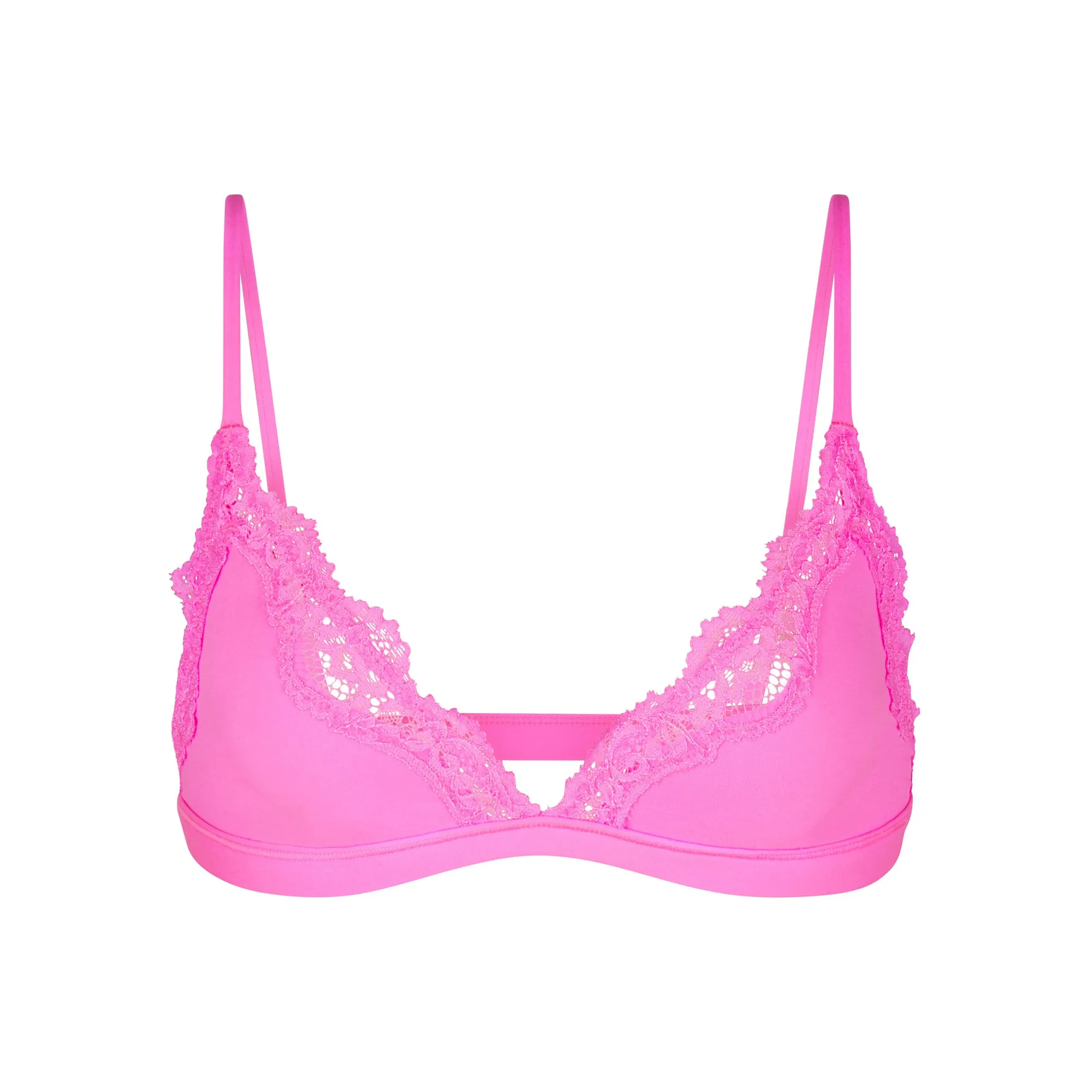 FITS EVERYBODY LACE TRIANGLE BRALETTE | TAFFY sold by SKIMS