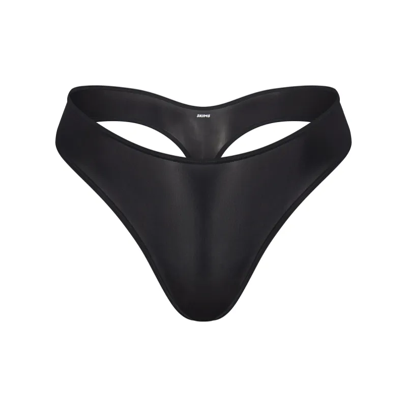 JELLY SHEER DIPPED THONG | ONYX sold by SKIMS