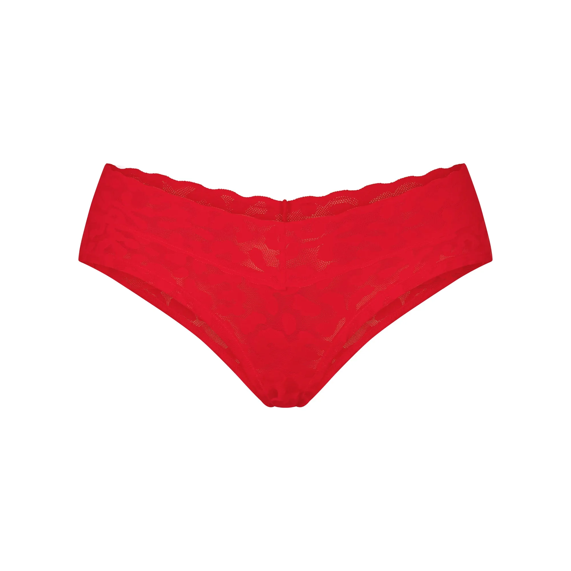 LOGO MESH LACE CHEEKY HIPSTER | POPPY sold by SKIMS