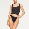 SKIMS Tank Top | Black | Large | Cotton Rib sold by SKIMS