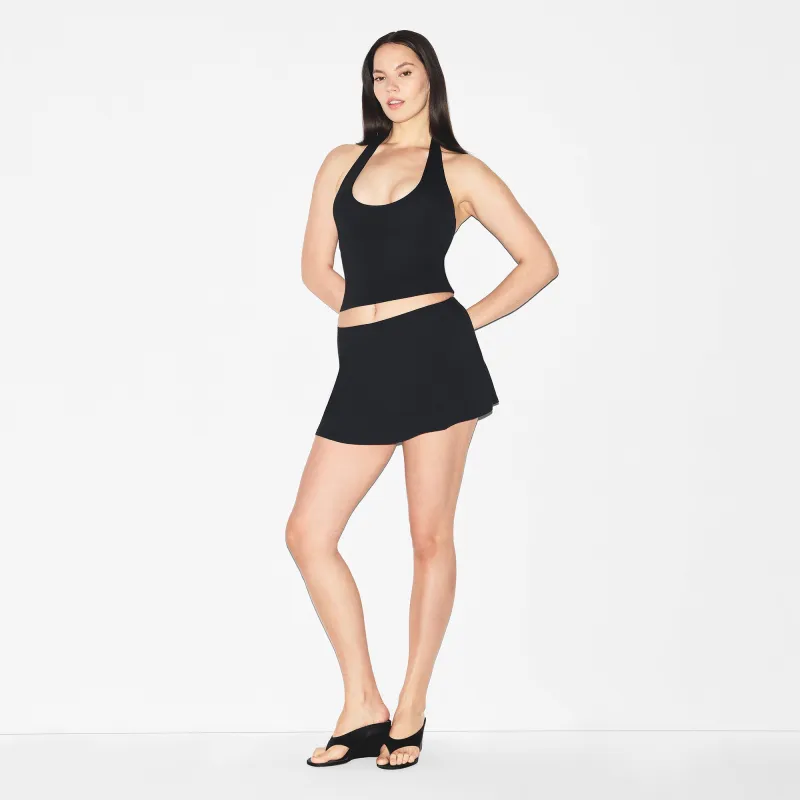 SKIMS Mini Skort | Black | 2XS | Smooth Layers sold by SKIMS