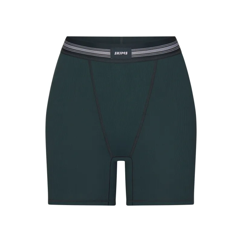 COTTON RIB BOXER | SPRUCE MULTI sold by SKIMS