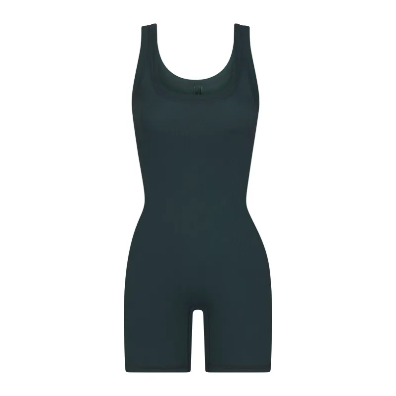 COTTON RIB ONESIE | SPRUCE MULTI sold by SKIMS