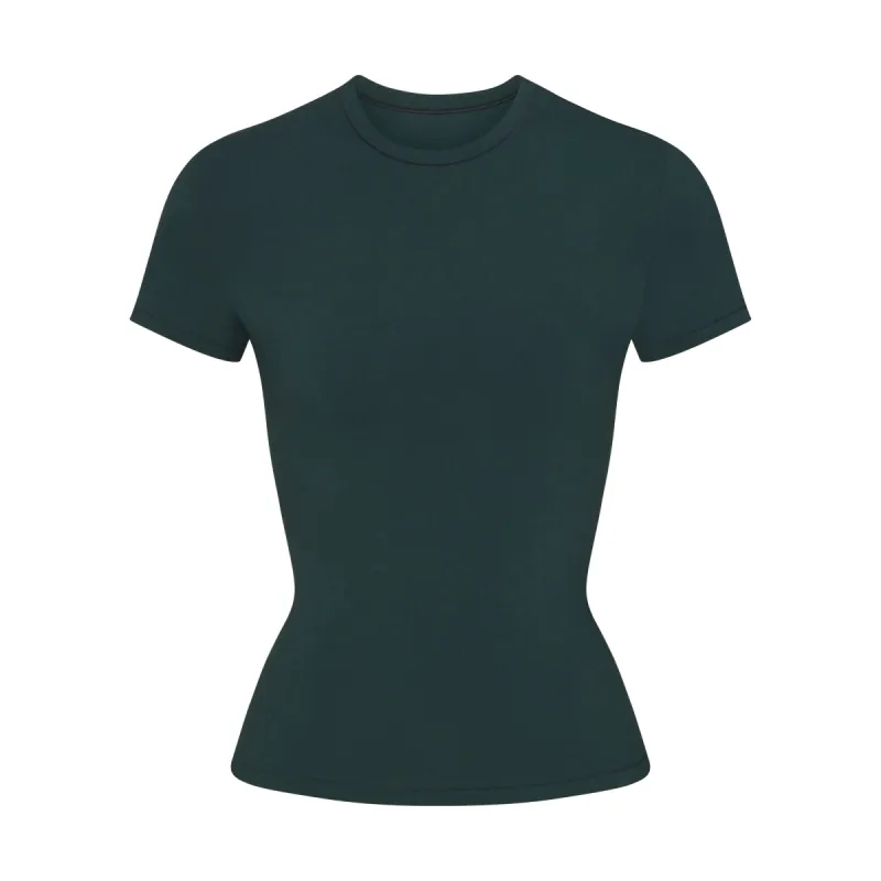 COTTON JERSEY T-SHIRT | SPRUCE sold by SKIMS