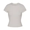 COTTON RIB T-SHIRT | HEATHER OATMEAL MULTI sold by SKIMS