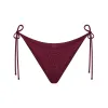 RHINESTONE TIE BIKINI BOTTOM | WINE sold by SKIMS
