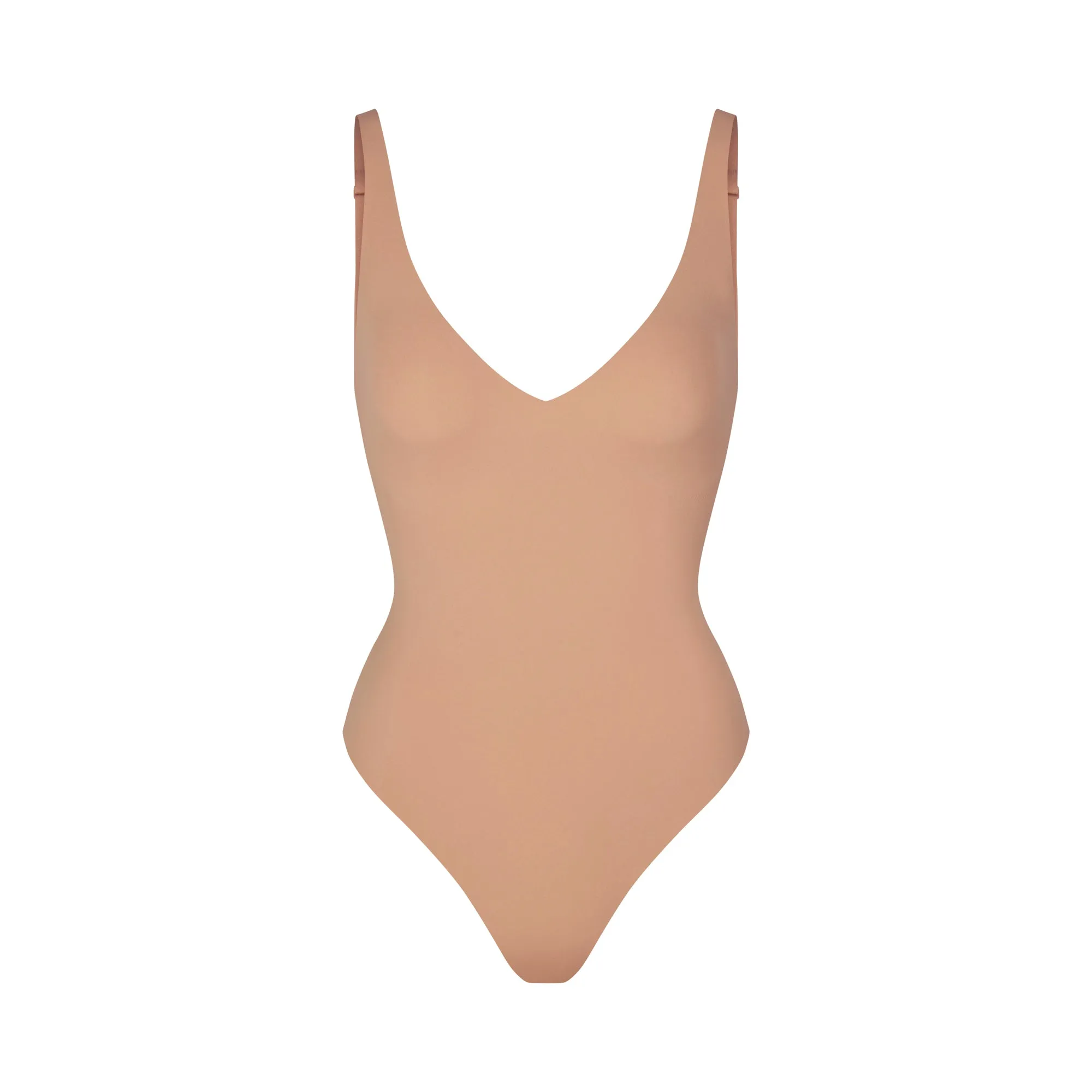 NAKED PLUNGE THONG BODYSUIT | SIENNA sold by SKIMS