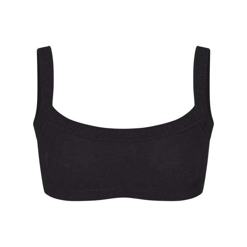 WAFFLE SCOOP BRALETTE | ASH sold by SKIMS