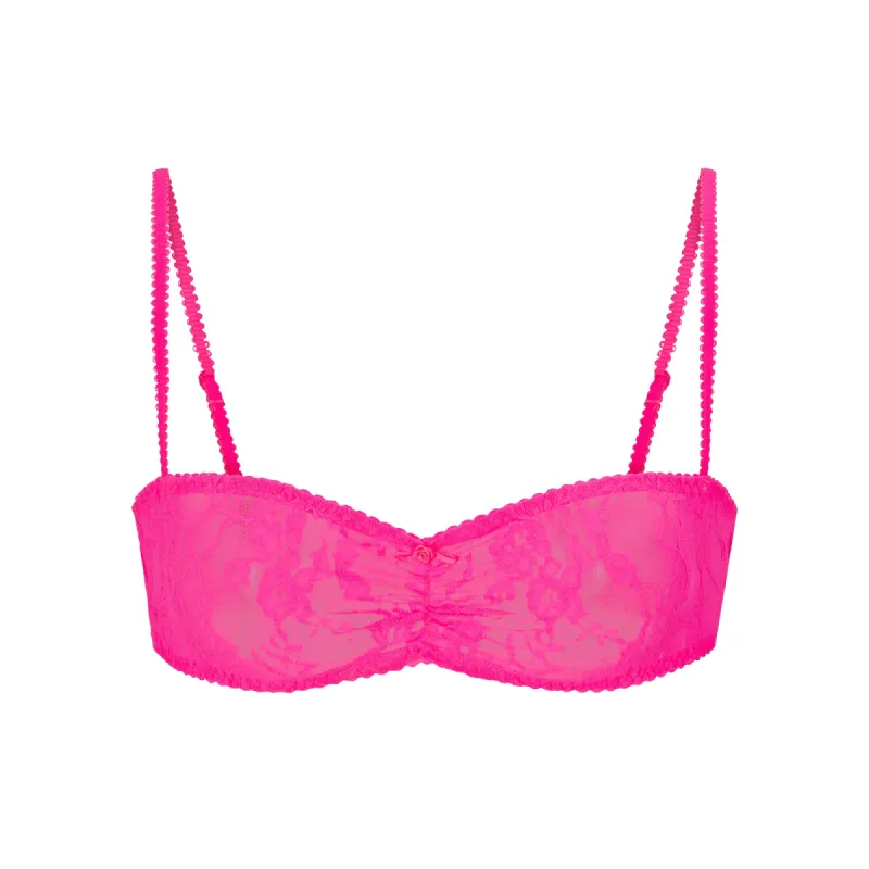 SKIMS SLEEPOVER LACE BRALETTE | FLAMINGO sold by SKIMS
