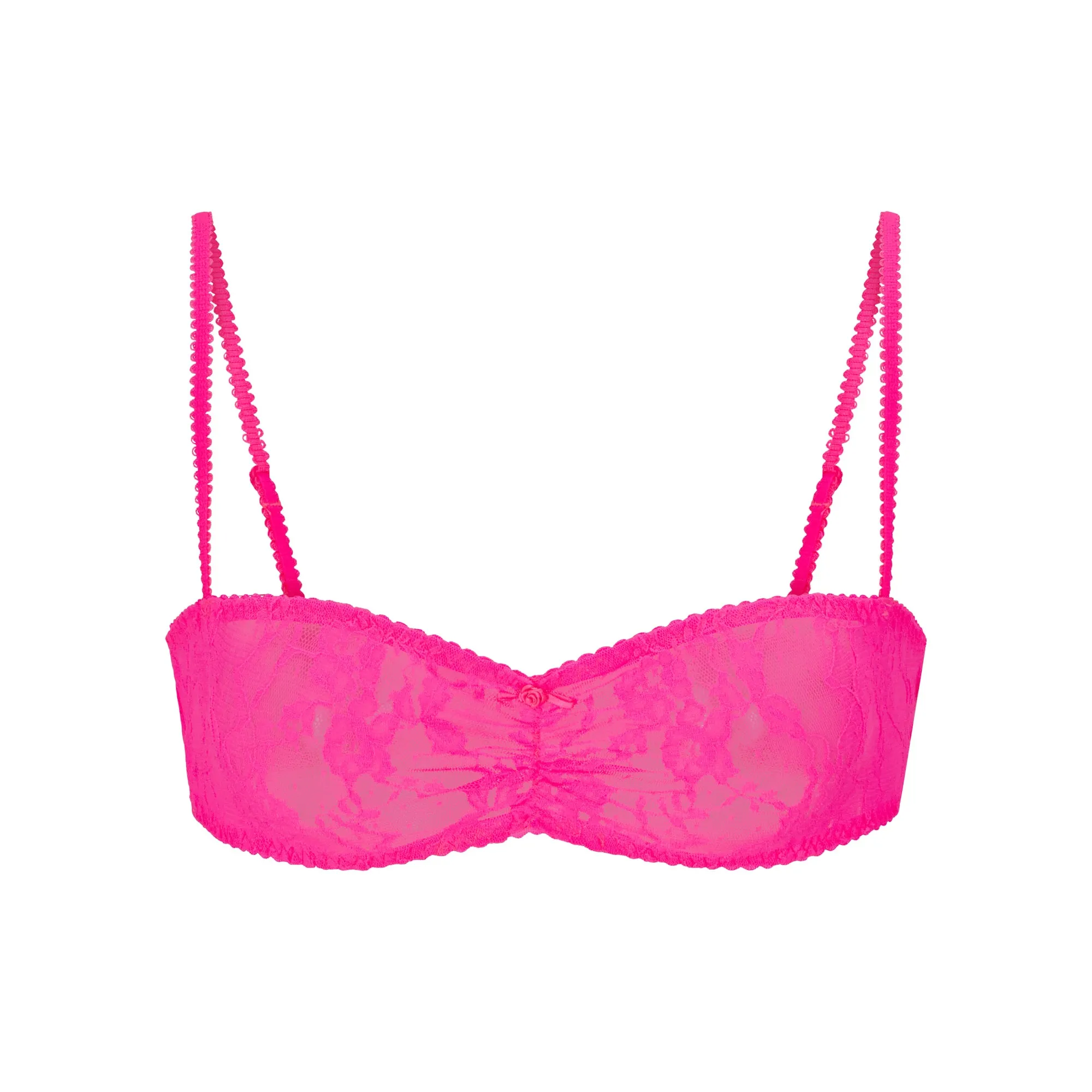 SKIMS SLEEPOVER LACE BRALETTE | FLAMINGO sold by SKIMS