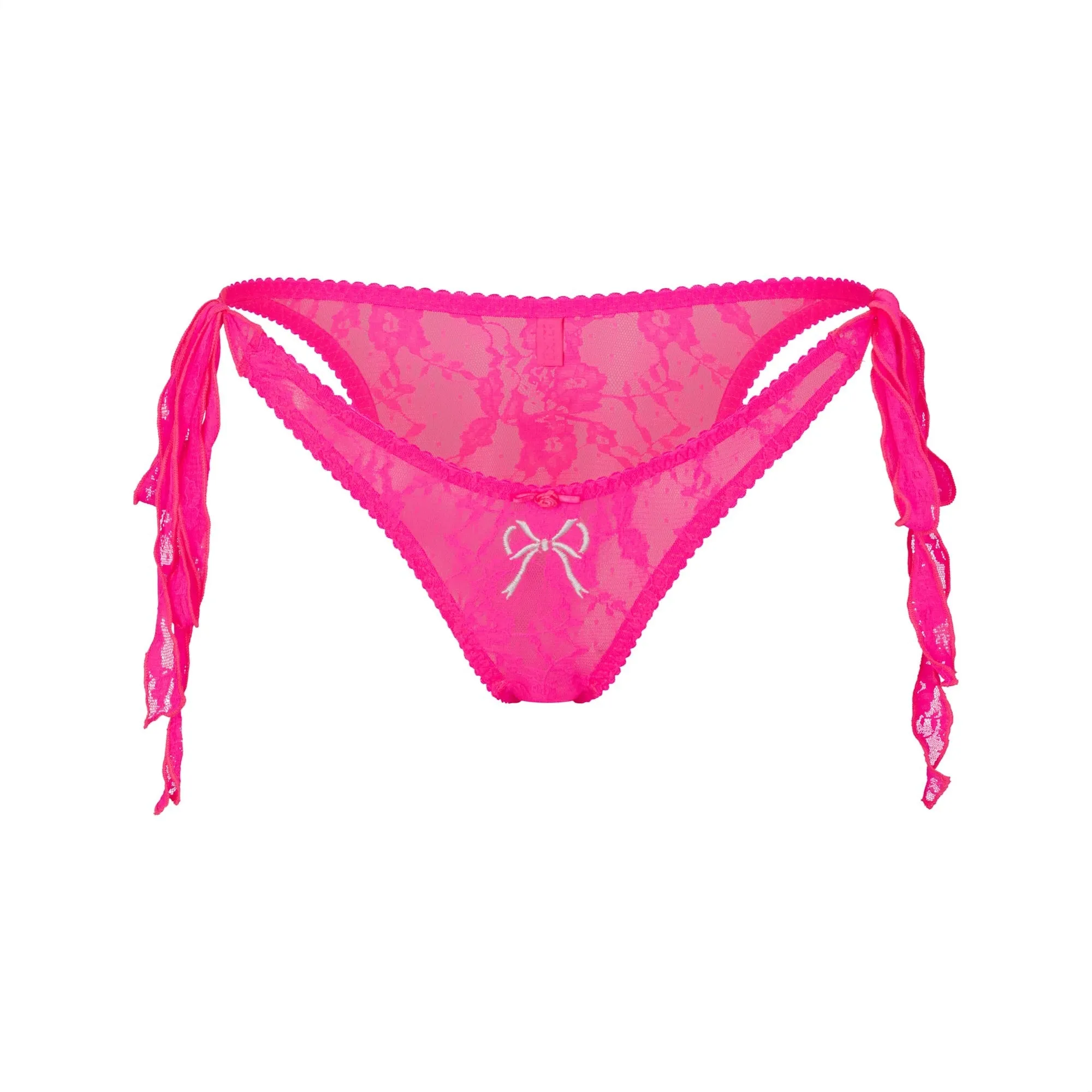 SKIMS SLEEPOVER LACE HIPSTER | FLAMINGO sold by SKIMS