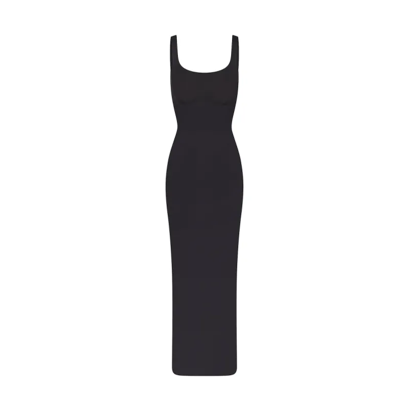 SKIMS BODY TANK LONG SLIP DRESS | ONYX sold by SKIMS