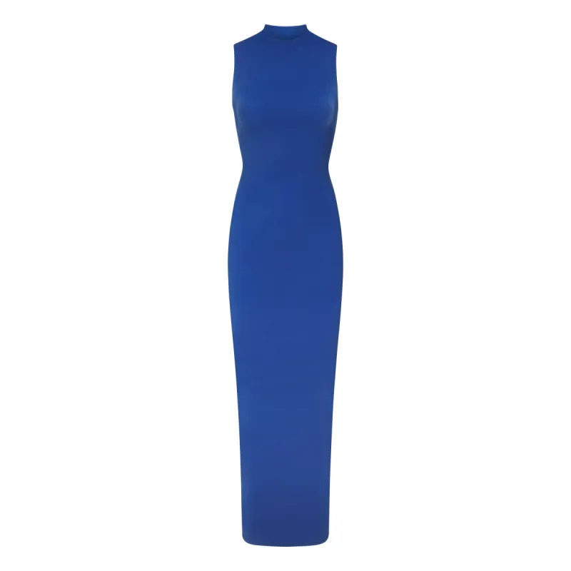 FITS EVERYBODY SLEEVELESS MOCK NECK DRESS | SAPPHIRE sold by SKIMS
