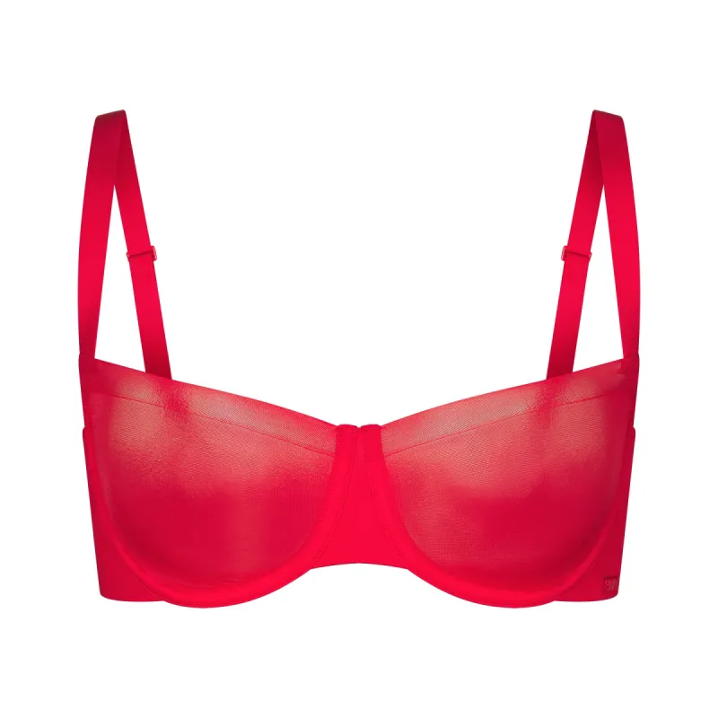NO SHOW UNLINED BALCONETTE BRA | RED made by SKIMS