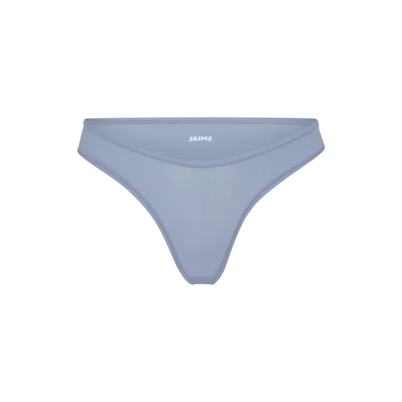 FITS EVERYBODY DIPPED FRONT THONG | SLATE sold by SKIMS