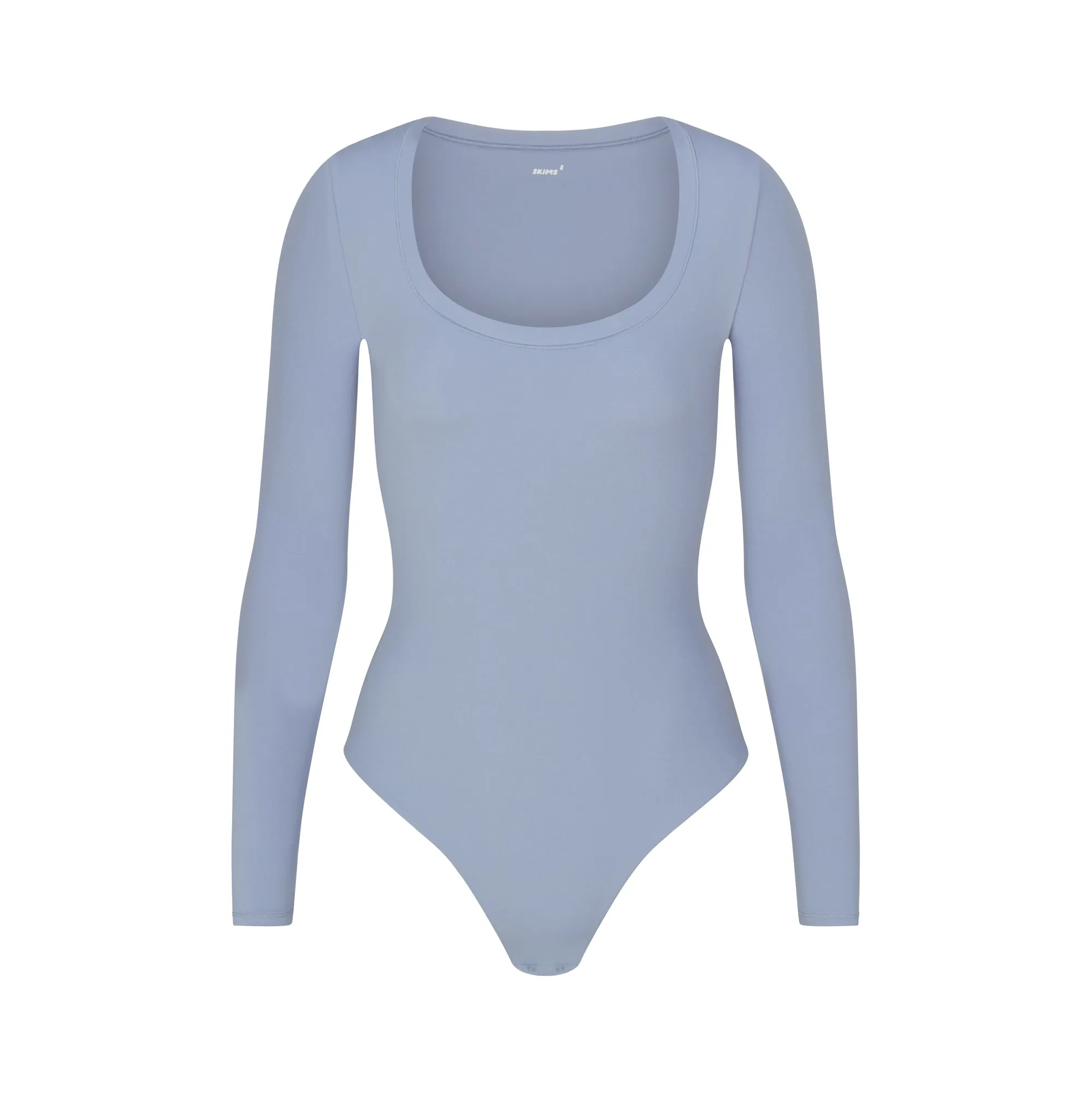 FITS EVERYBODY LONG SLEEVE SCOOP BODYSUIT | SLATE sold by SKIMS