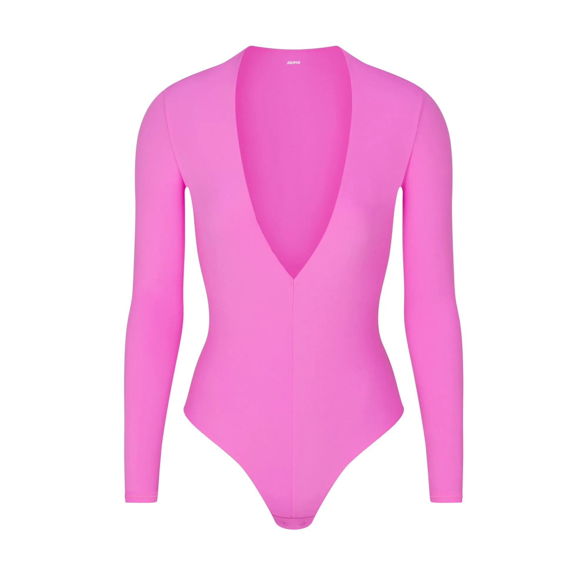 FITS EVERYBODY PLUNGE BODYSUIT | NEON ORCHID sold by SKIMS
