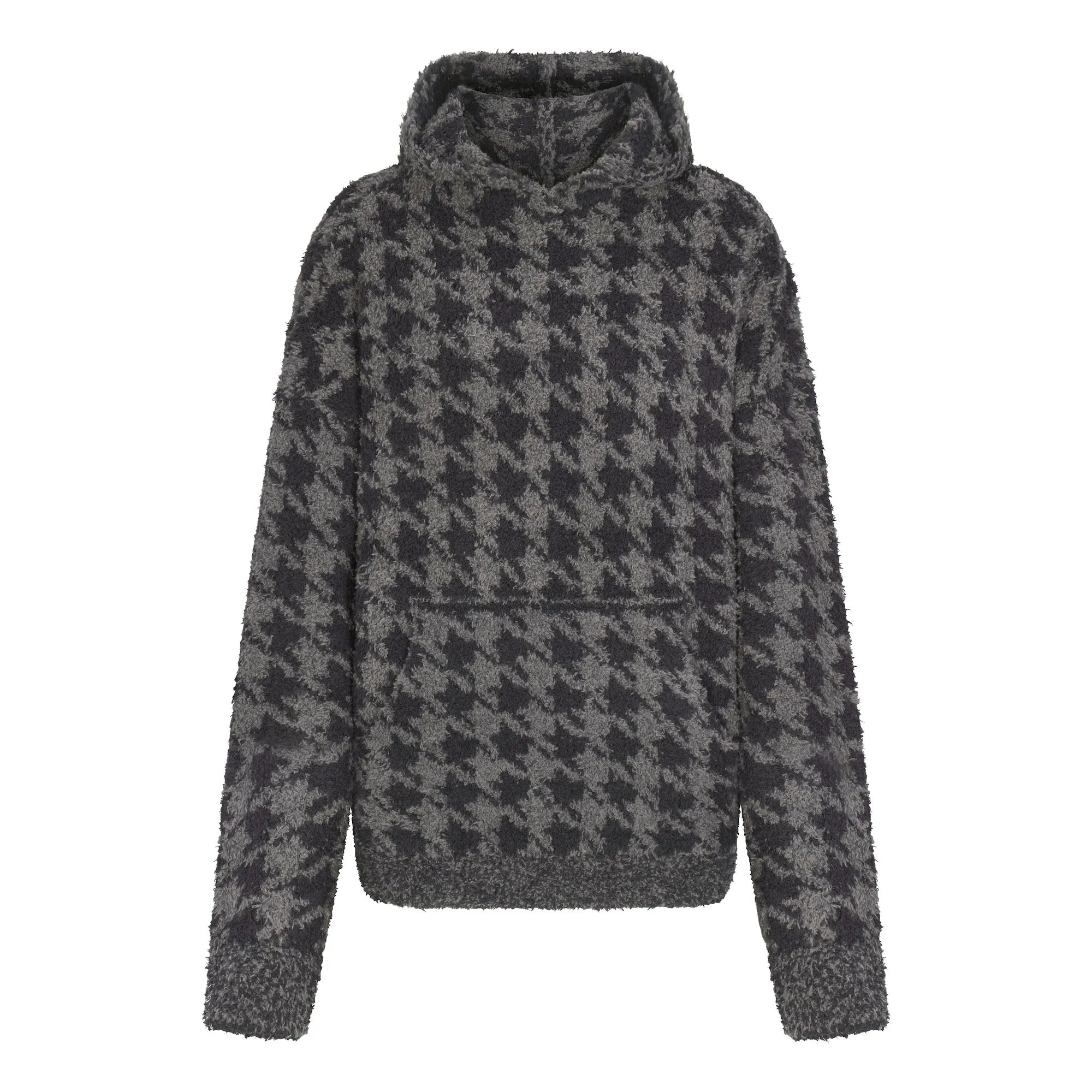 COZY KNIT UNISEX HOODIE | ONYX HOUNDSTOOTH sold by SKIMS
