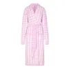 COZY KNIT UNISEX ROBE | PETAL HOUNDSTOOTH sold by SKIMS