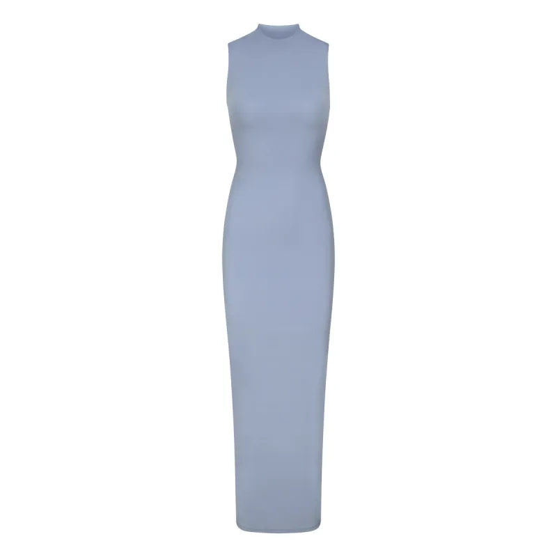 FITS EVERYBODY SLEEVELESS MOCK NECK DRESS | SLATE sold by SKIMS