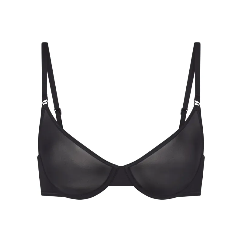 JELLY SHEER UNLINED SCOOP BRA | ONYX sold by SKIMS