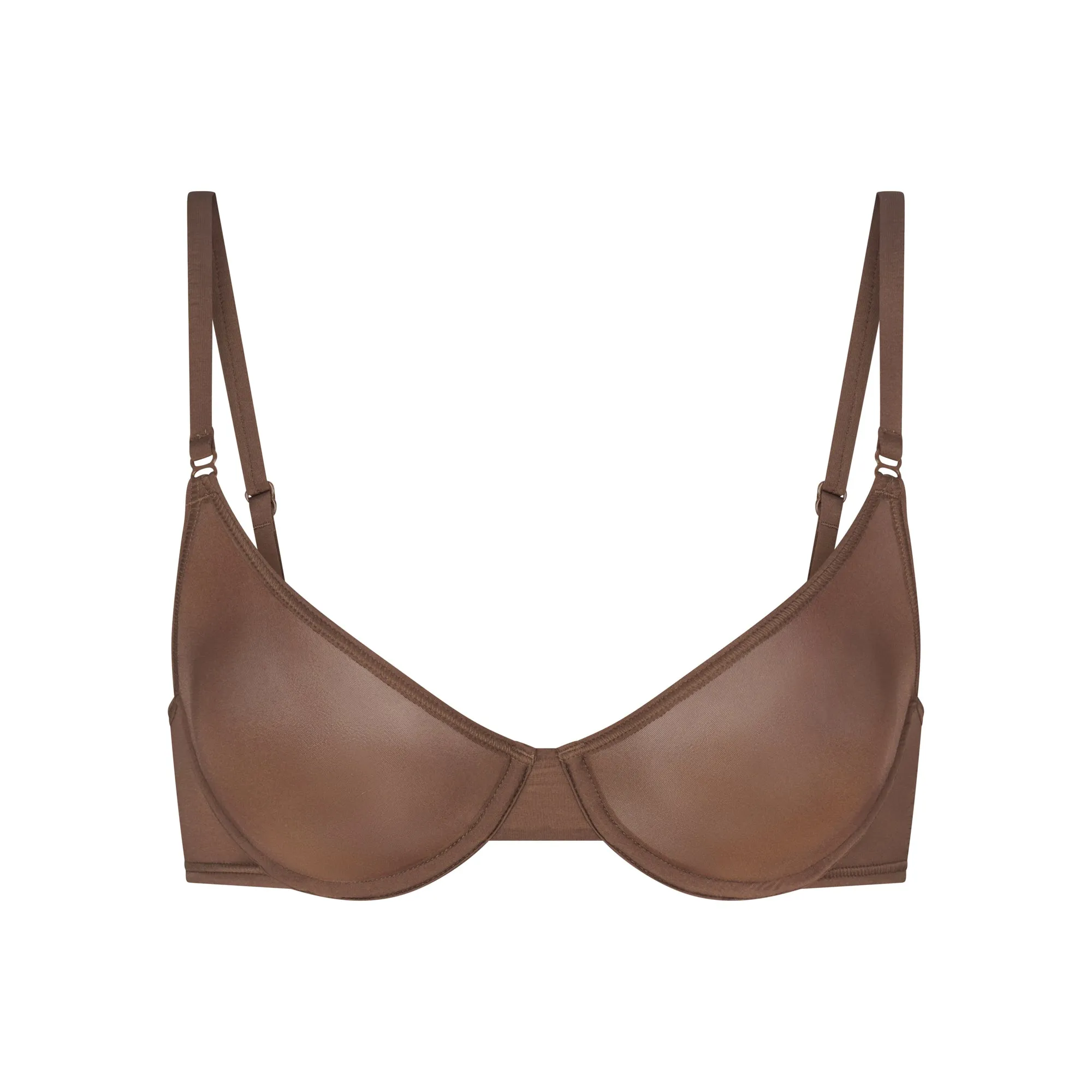JELLY SHEER UNLINED SCOOP BRA | OXIDE sold by SKIMS