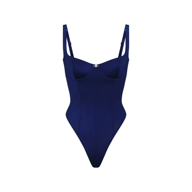 STRETCH SATIN BODYSUIT | NEPTUNE made by SKIMS