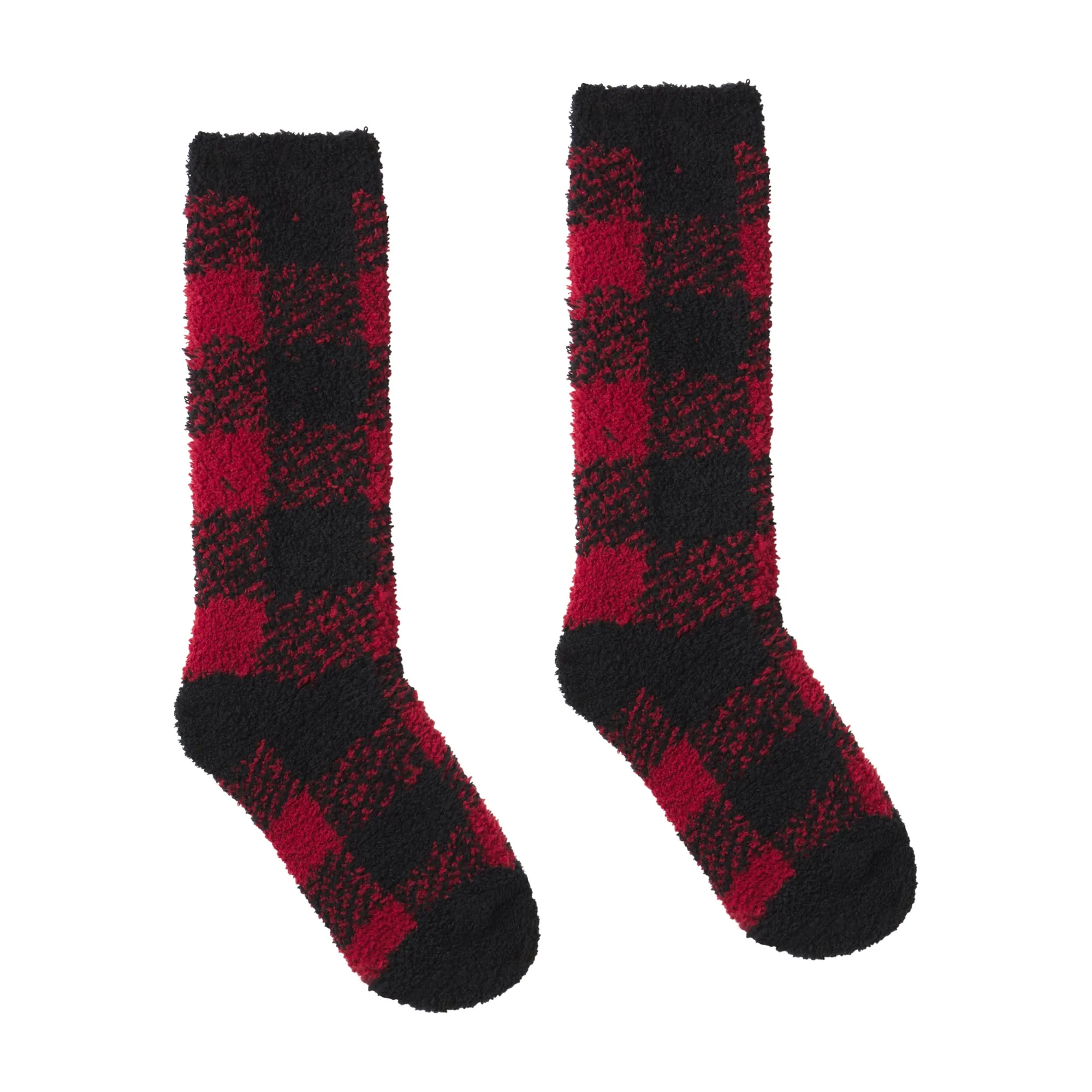 COZY KNIT SOCK | BRICK BUFFALO CHECK sold by SKIMS