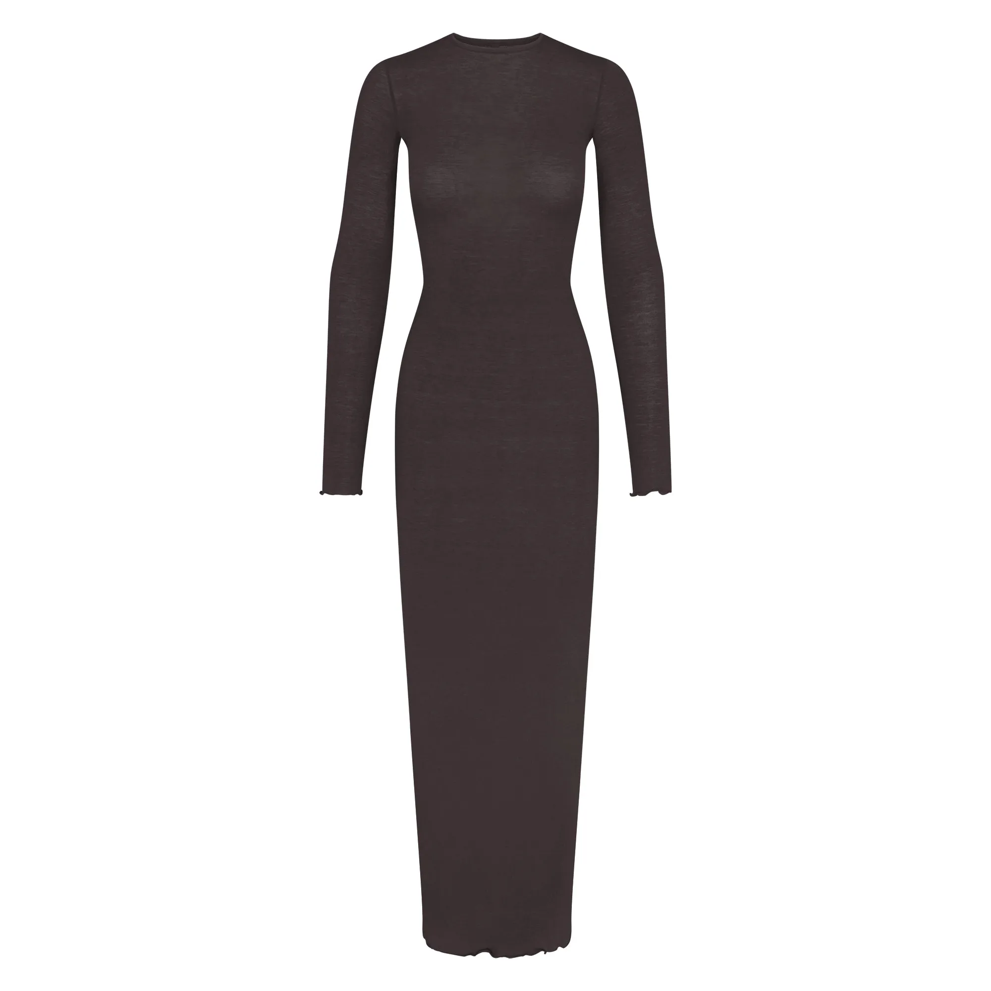 SHEER MODAL LONG SLEEVE LONG DRESS | PHOENIX sold by SKIMS