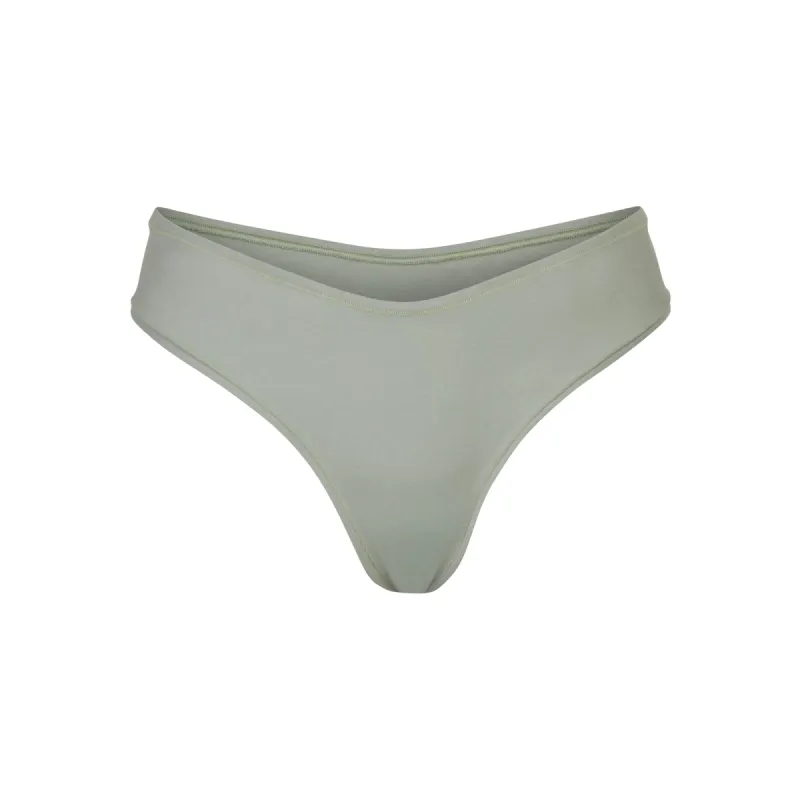COTTON JERSEY DIPPED THONG | MINERAL sold by SKIMS