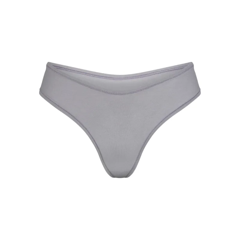 COTTON JERSEY DIPPED THONG | PACIFIC sold by SKIMS