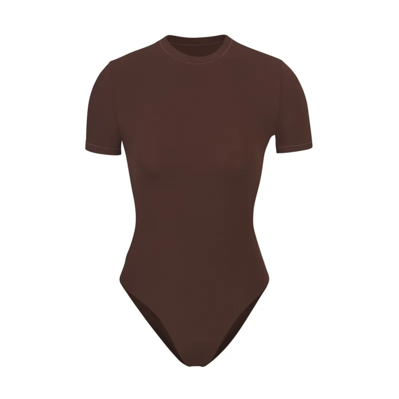 FITS EVERYBODY T-SHIRT BODYSUIT | COCOA sold by SKIMS