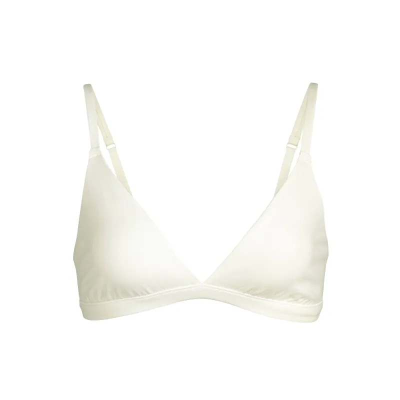 COTTON JERSEY TRIANGLE BRALETTE | BONE sold by SKIMS
