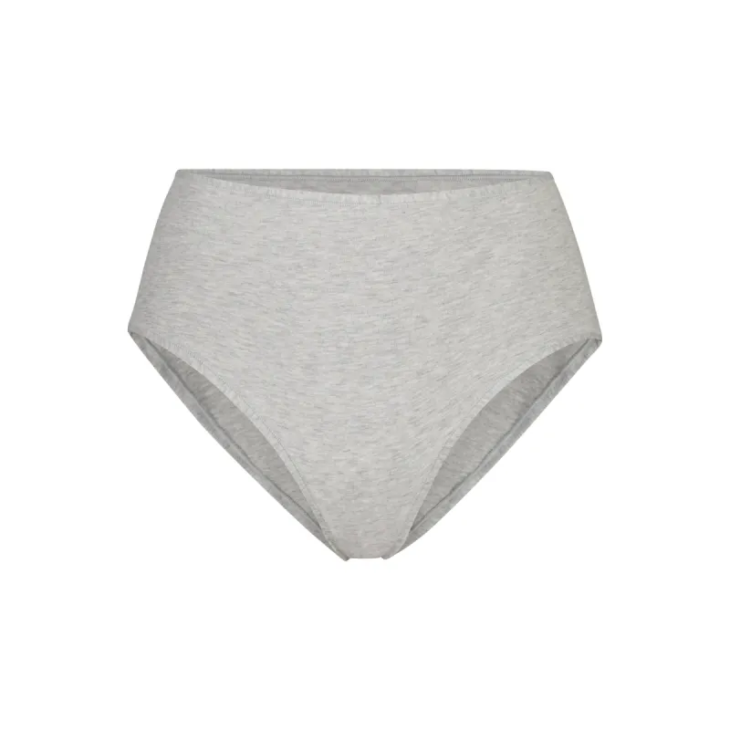 COTTON JERSEY FULL BRIEF | LIGHT HEATHER GREY sold by SKIMS