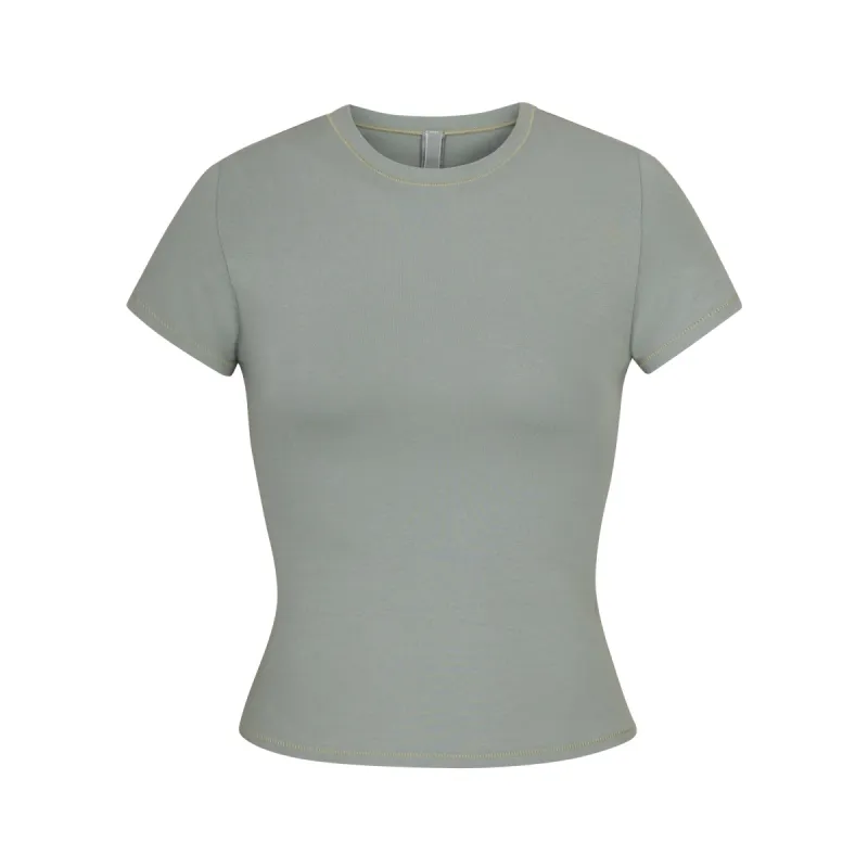 SKIMS T-Shirt | Green | Medium | Cotton Jersey sold by SKIMS