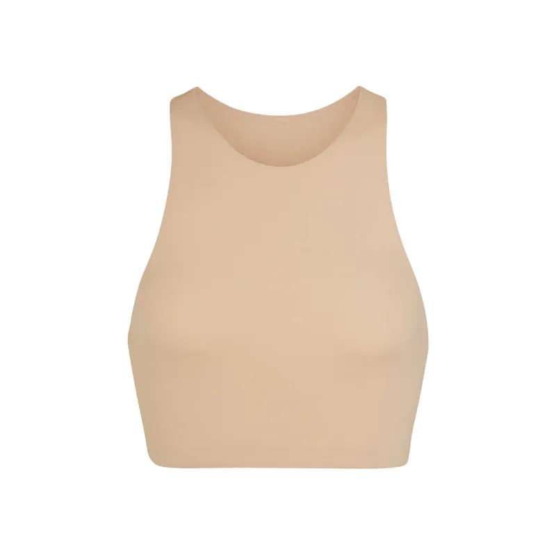 FITS EVERYBODY HIGH NECK BRALETTE | CLAY sold by SKIMS