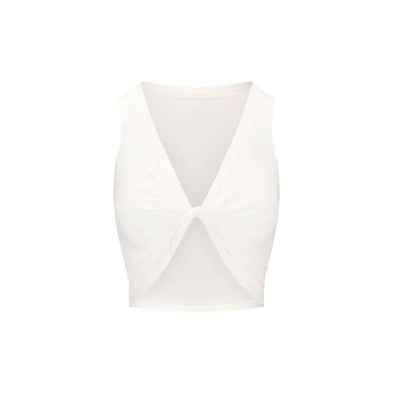COTTON TWIST CROPPED TANK | MARBLE sold by SKIMS