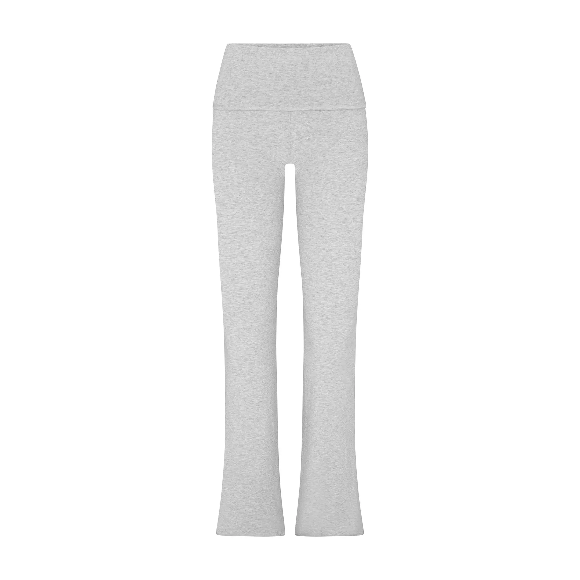 COTTON JERSEY FOLDOVER PANT | LIGHT HEATHER GREY sold by SKIMS