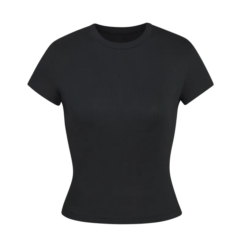 COTTON RIB T-SHIRT | SOOT sold by SKIMS