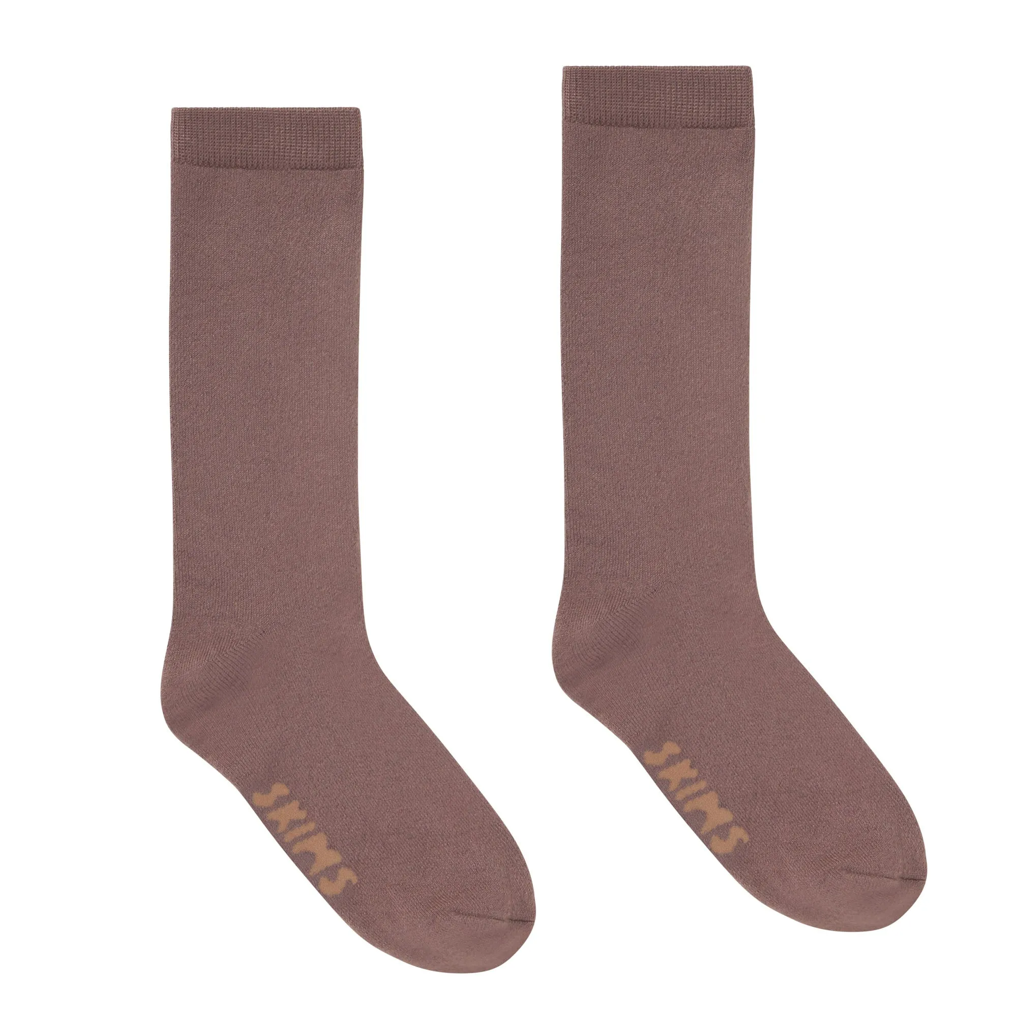 EVERYDAY MID CALF SOCK | UMBER sold by SKIMS