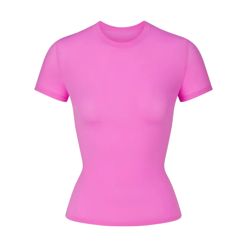 FITS EVERYBODY T-SHIRT | NEON ORCHID sold by SKIMS