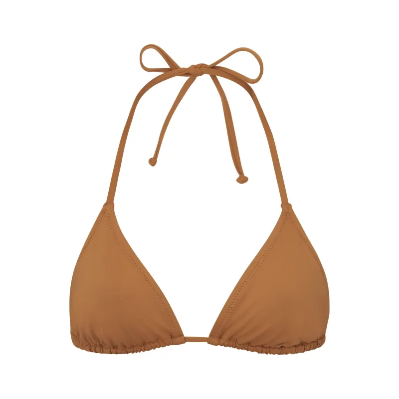 SIGNATURE SWIM TRIANGLE TOP | ALMOND sold by SKIMS