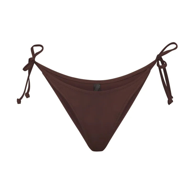 SIGNATURE SWIM DIPPED TIE BOTTOM | COCOA sold by SKIMS